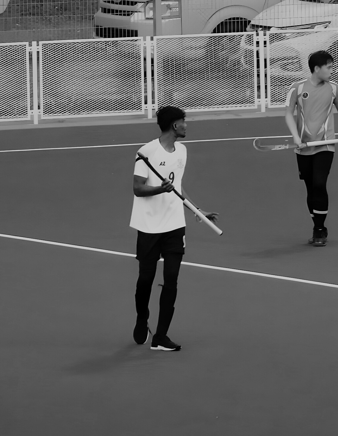 Abishek Playing Hockey